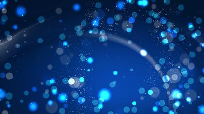Blue Bokeh Background