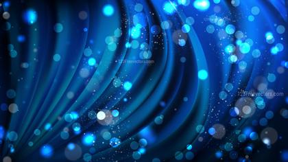 Blue Bokeh Swirls