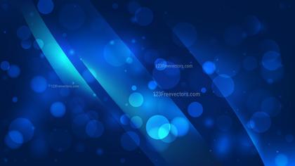 Abstract Blue Bokeh Background