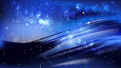 Abstract Blue Sparkle