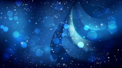 Blue Bokeh Sparkles
