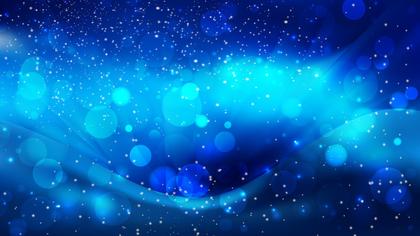 Shimmering Blue Bubbles
