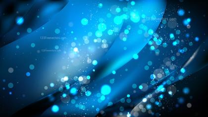 Abstract Blue Bokeh Background