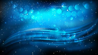 Flowing Blue Abstract Background