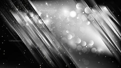 Abstract Black and White Sparkle