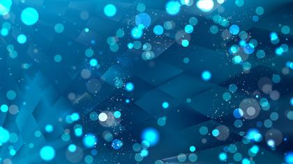 Free Download Blue Bokeh Effect Abstract Background