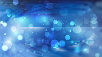 Blue Bokeh Abstract