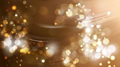 Golden Bokeh Abstract