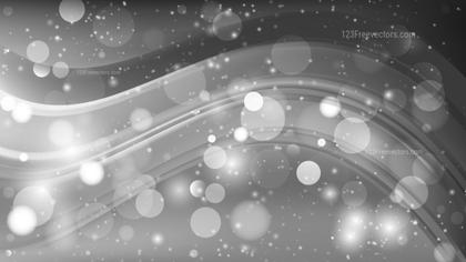 Gray Bokeh Background