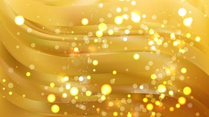 Abstract Gold Bokeh Lights Background Image