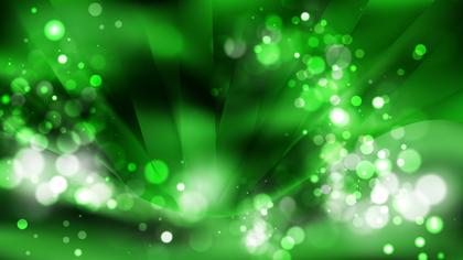Abstract Green and Black Blurred Lights Background