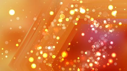 Orange Bokeh Abstract