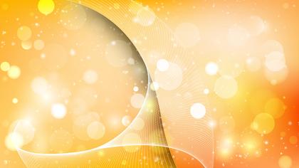 Abstract Yellow Bokeh Background