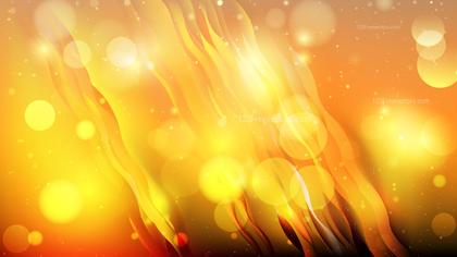 Abstract Orange and Black Bokeh Defocused Lights Background Design