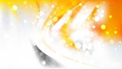 Abstract Yellow and Orange Bubbles