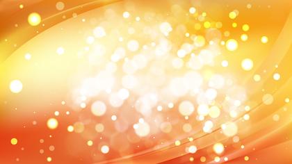 Free Download Abstract Orange and White Bokeh Defocused Lights Background