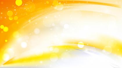 Abstract Yellow Bokeh Background