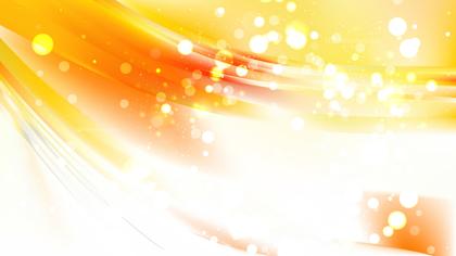 Abstract Orange and White Defocused Lights Background Vector