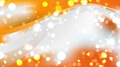 Orange Bokeh Background