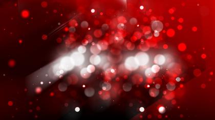 Red Bokeh Light Display