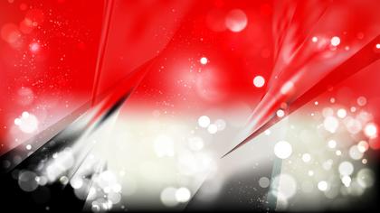 Red and White Abstract