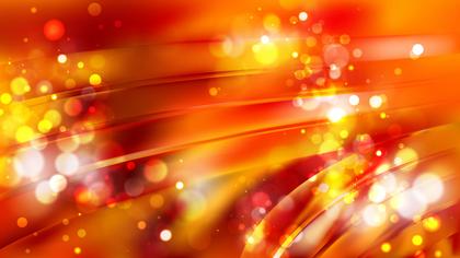 Abstract Orange Bokeh