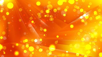 Orange Bokeh Lights