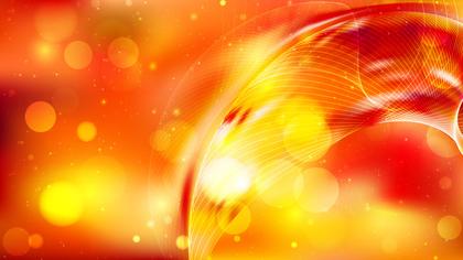 Abstract Orange and Yellow Swirl