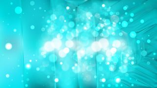 Turquoise Bokeh Background