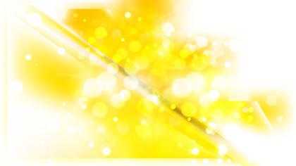 Abstract Yellow Bokeh Background
