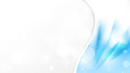 Abstract Blue and White Business Brochure