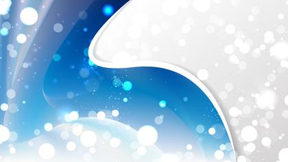 Abstract Blue and White Business Brochure Template