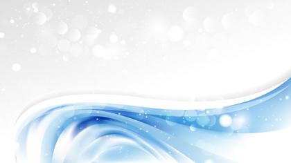 Abstract Blue and White Business Brochure