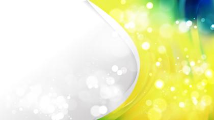 Abstract Blue and Yellow Business Brochure Illustrator