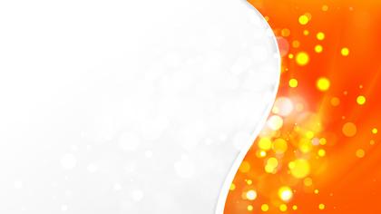 Abstract Bright Orange Business Brochure Template