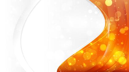 Bright Orange Business Background Template Vector Illustration