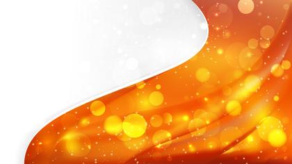 Abstract Bright Orange Brochure Design Template