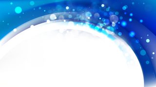 Cobalt Blue Brochure Design Vector