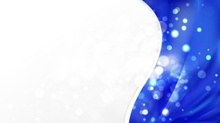 Abstract Cobalt Blue Business Brochure Template Vector Illustration