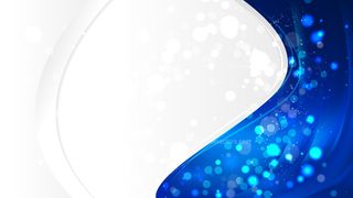 Abstract Cobalt Blue Wave Business Background Vector Art