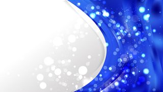 Abstract Cobalt Blue Brochure Design Template