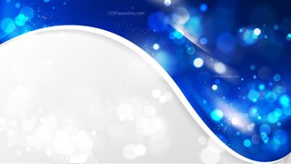 Abstract Cobalt Blue Brochure Design Template Vector Image