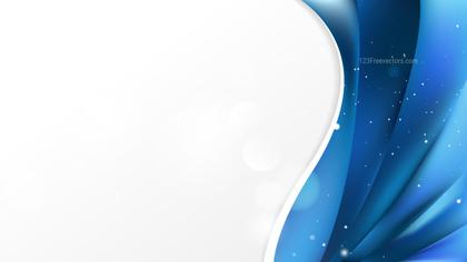 Dark Blue Wave Business Background Template