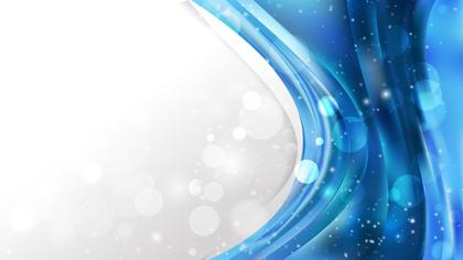 Dark Blue Wave Business Background