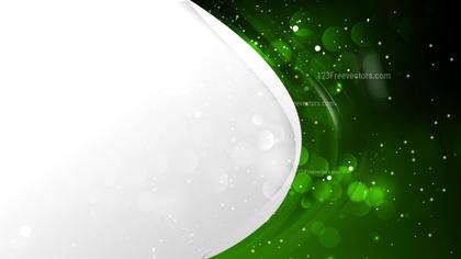 Abstract Green and Black Wave Business Background Vector Image