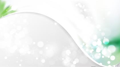 Abstract Green and White Brochure Design Template Vector Image