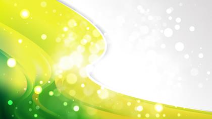 Abstract Green and Yellow Business Brochure Illustrator