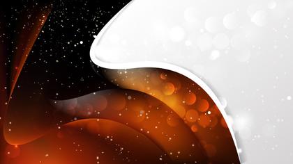 Orange and Black Wave Business Background