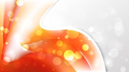 Abstract Orange and White Wave Business Background Illustration