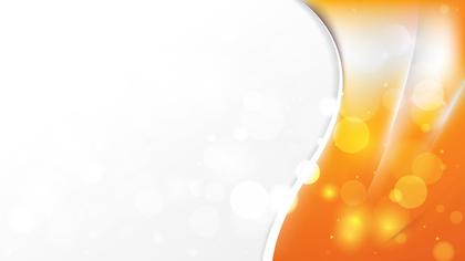 Orange and White Business Brochure